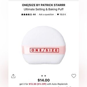 One Size Makeup Puffs NWT